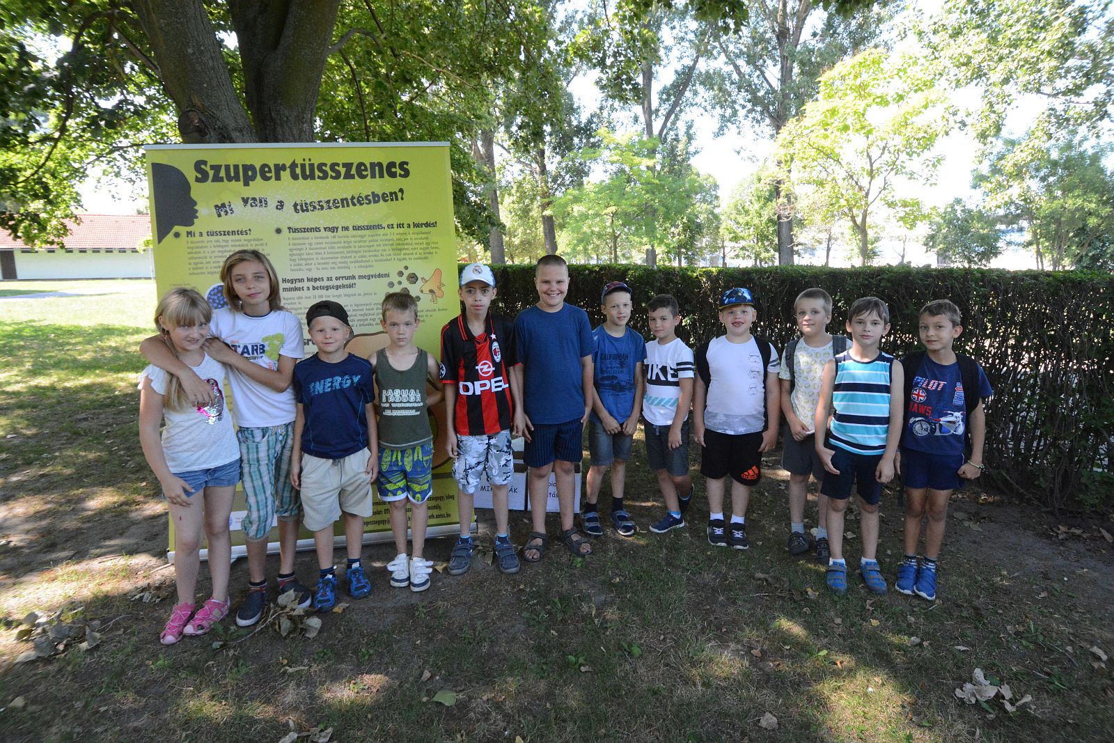 Egészségfejlesztő foglalkozások a Napraforgó Városi Napközis Táborban